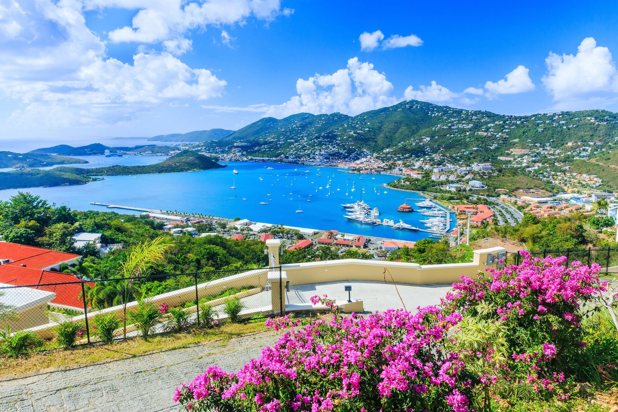 Scenic view of St. Thomas